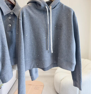 miumiu crystal series sweatshirt