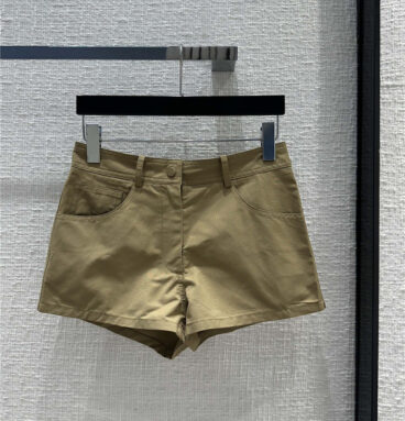 valentino classic mid-high waist shorts