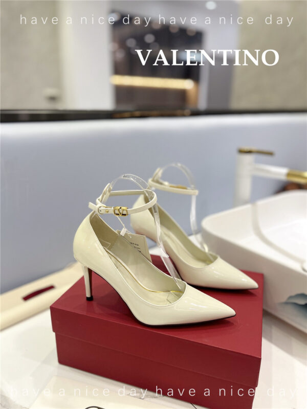 valentino patent leather high heels