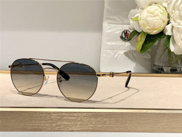 moncler retro trendy color matching sunglasses