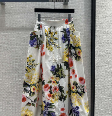 Dolce & Gabbana d&g spring style printed long skirt