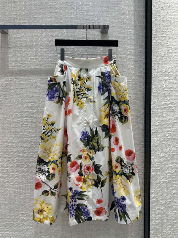 Dolce & Gabbana d&g spring style printed long skirt