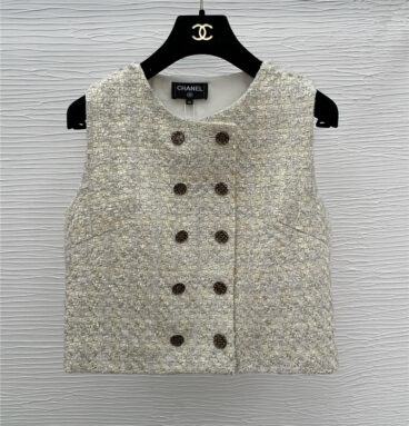 Chanel gold vest