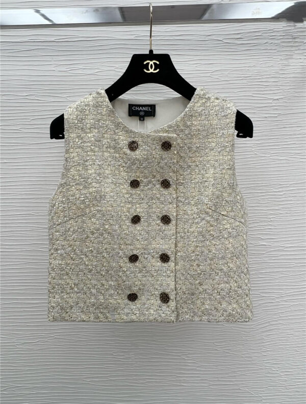 Chanel gold vest