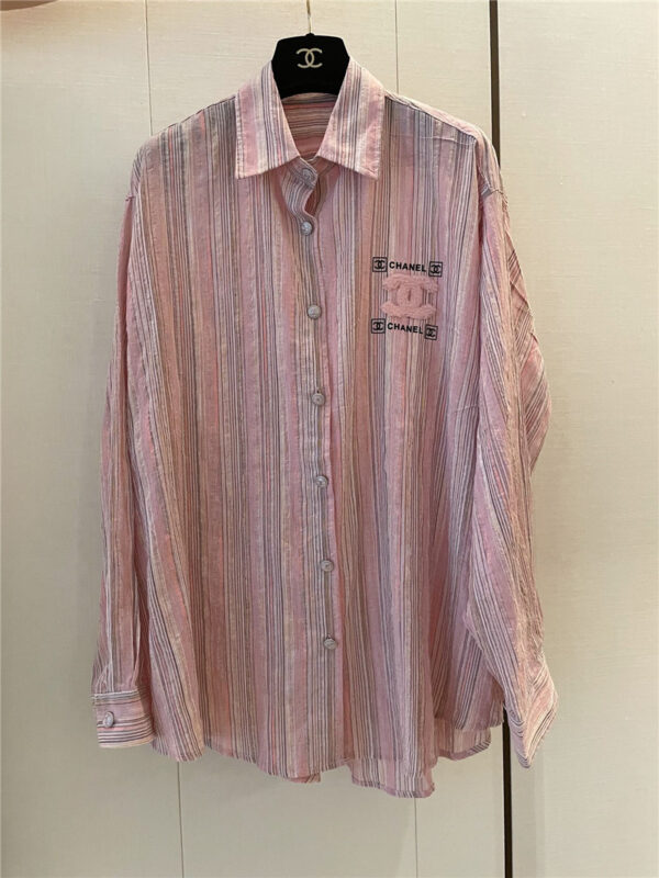chanel new OS loose fit shirt