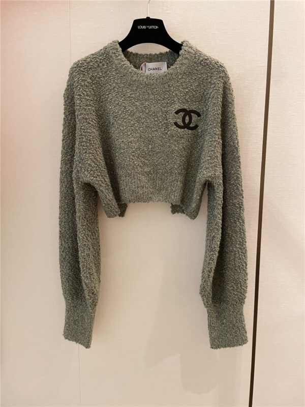 chanel new short sleeve knitted sweater