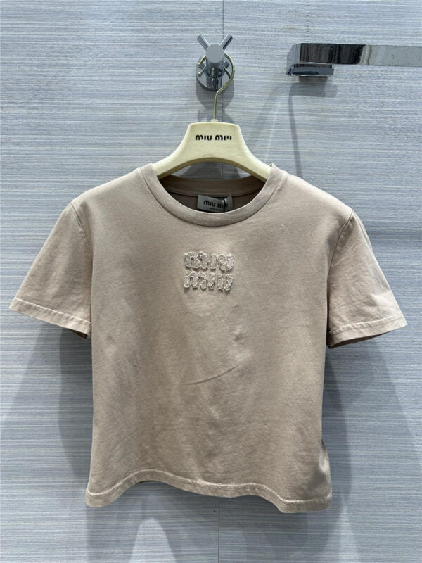 miumiu premium short-sleeved T-shirt