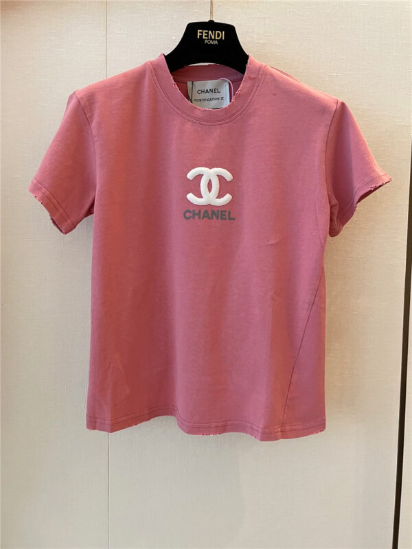 chanel new distressed short sleeves