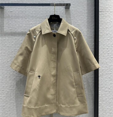 dior cape trench coat