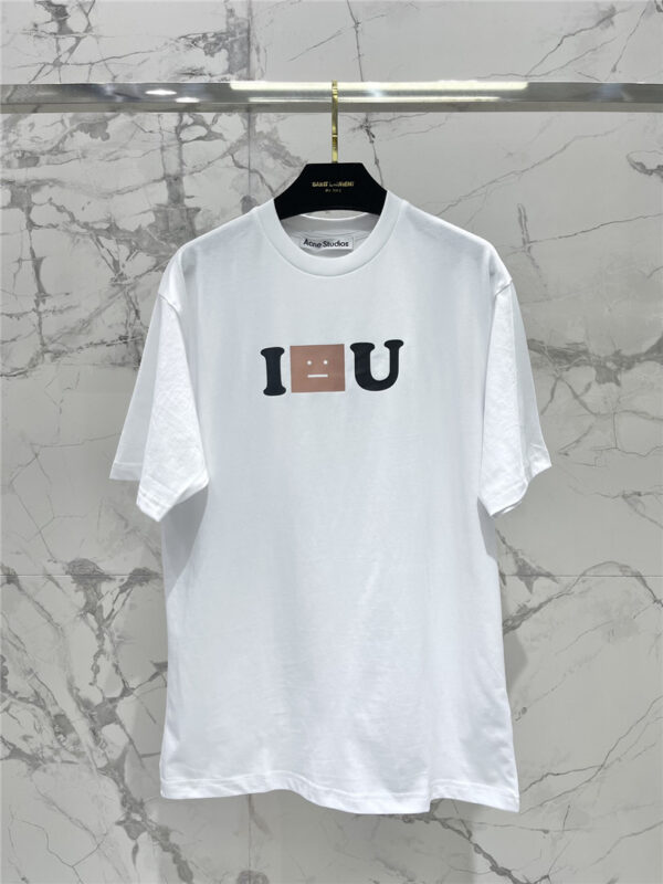 acne studios unisex short-sleeved T-shirt