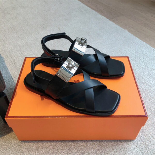 Hermès new Kelly explosive series sandals