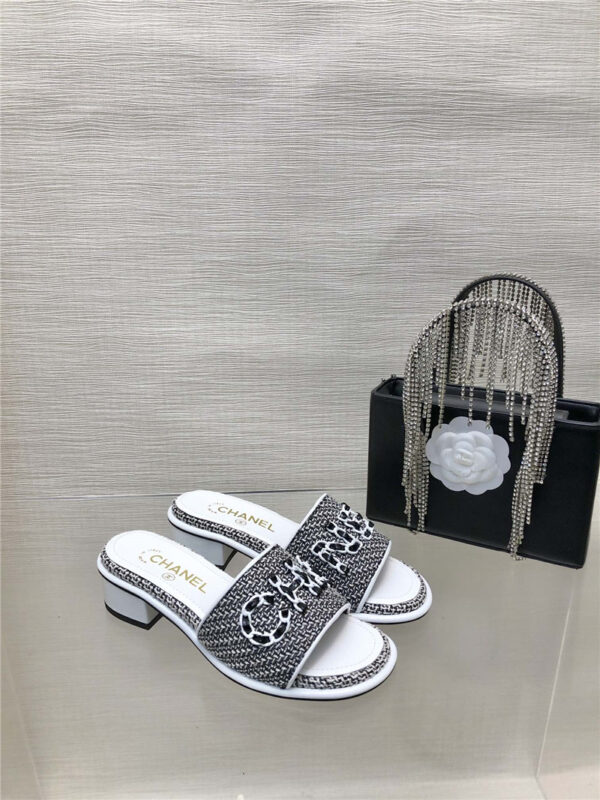 chanel early spring vacation series slippers