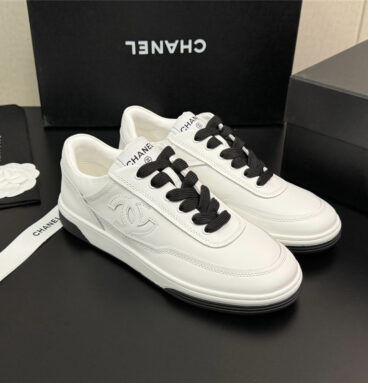 chanel new flat sneakers