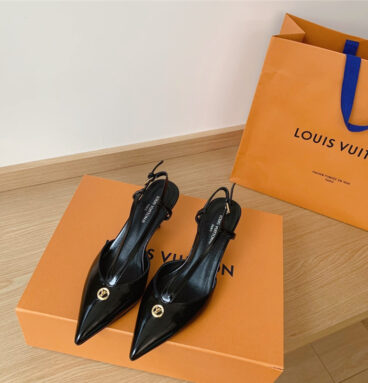 louis vuitton LV catwalk style high heel witch shoes