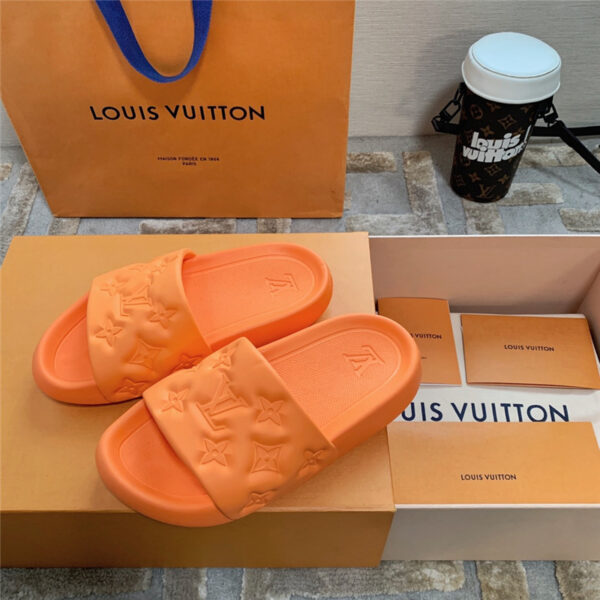 louis vuitton LV latest series of beach slippers