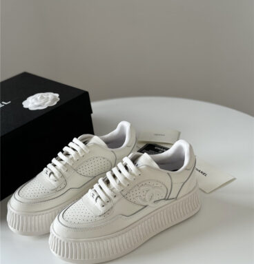 chanel new thick sole sneakers