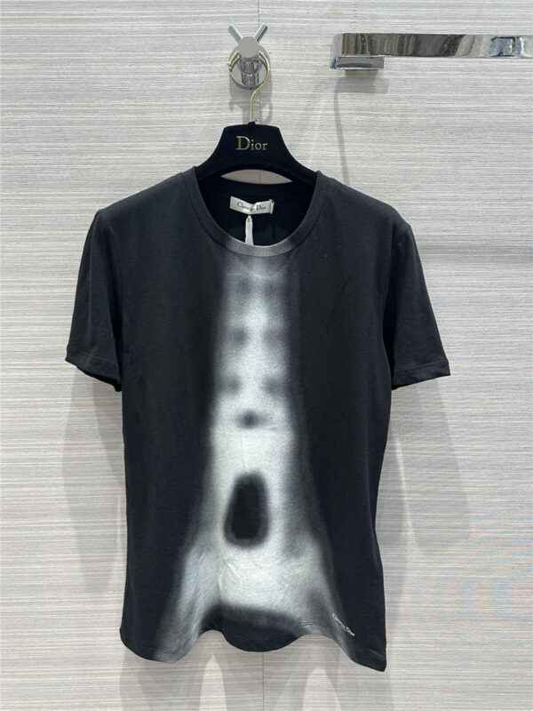 dior positioning printed T-shirt