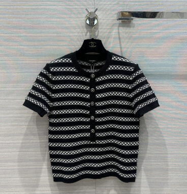 chanel knitted top