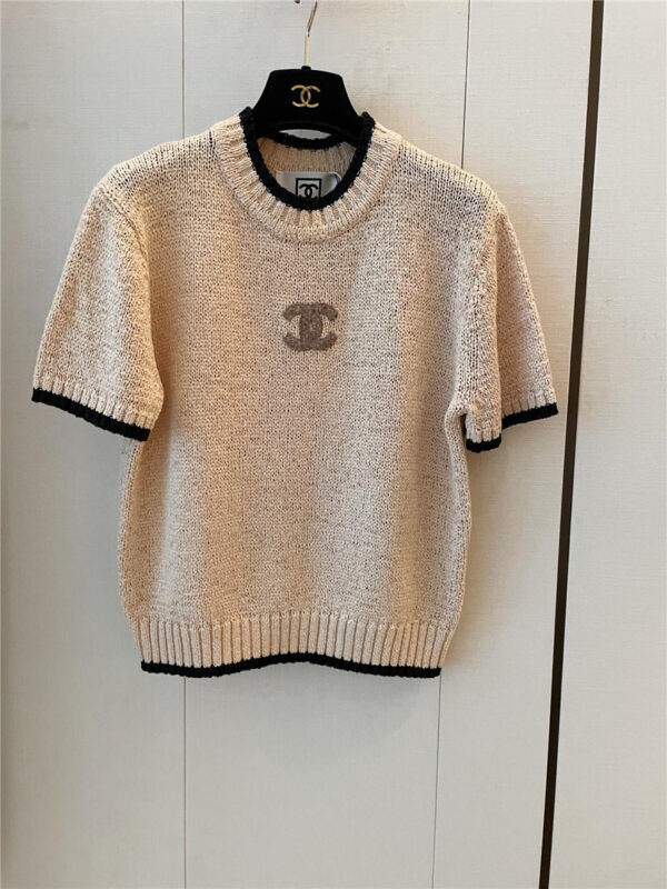 chanel new knitted short sleeves