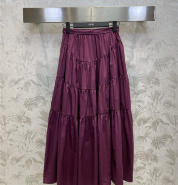dior high waist patchwork tutu skirt