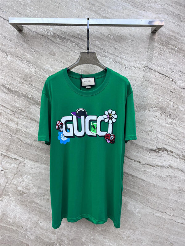 gucci printed short sleeve T-shirt