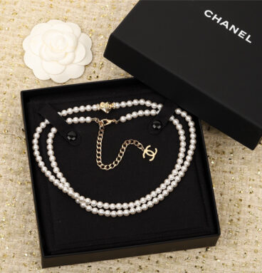 chanel love pearl waist chain