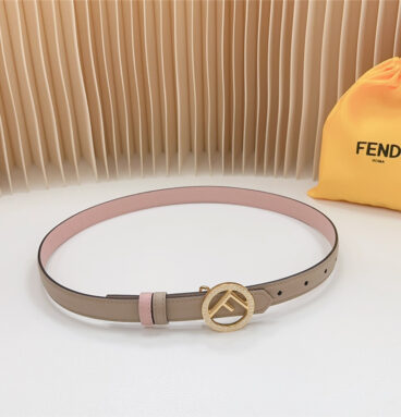 fendi double-sided first-layer cowhide belt