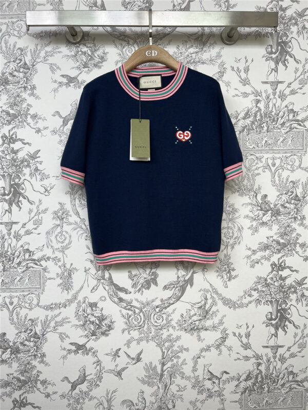 gucci new early spring knitted short sleeves