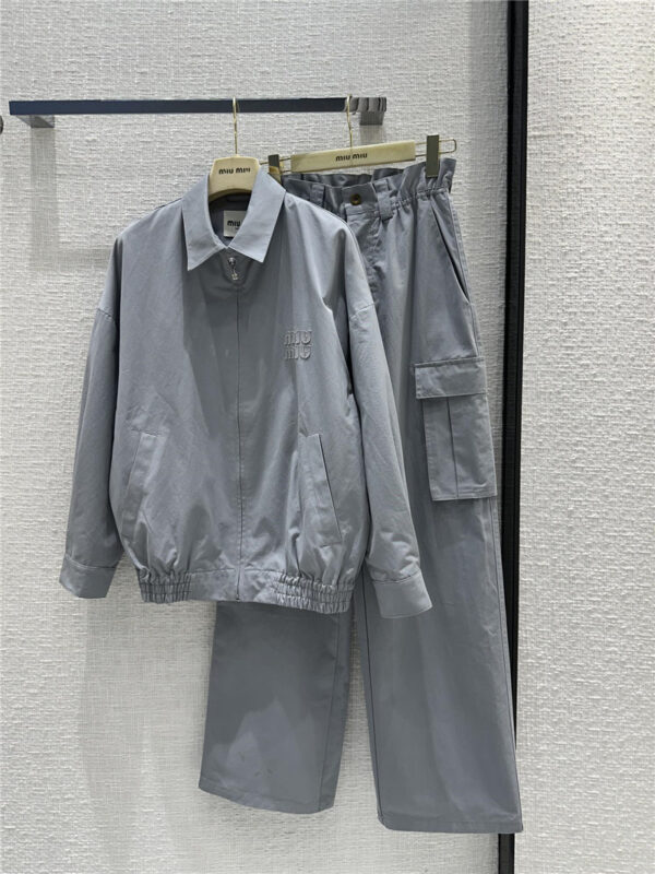 miumiu workwear casual style suit