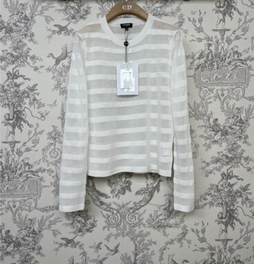chanel new round neck knitted long sleeves