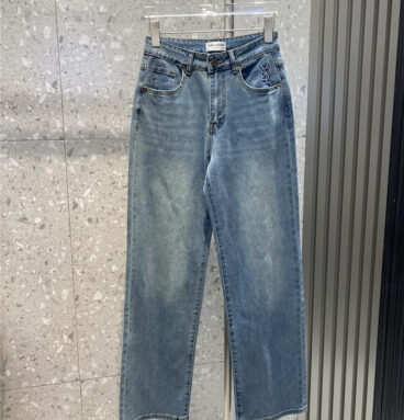 YSL classic retro wide-leg jeans