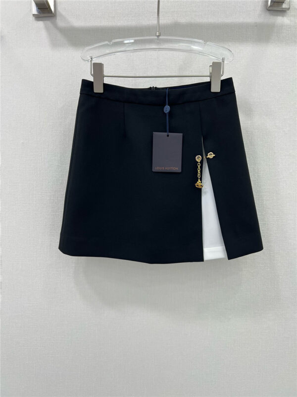 louis vuitton LV minimalist cut skirt