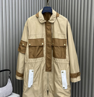 louis vuitton LV work jacket long coat