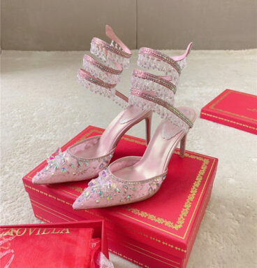 rene caovilla new high heels