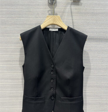 the row high-end suit vest