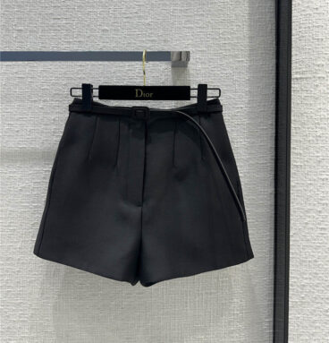 dior classic versatile high waist shorts