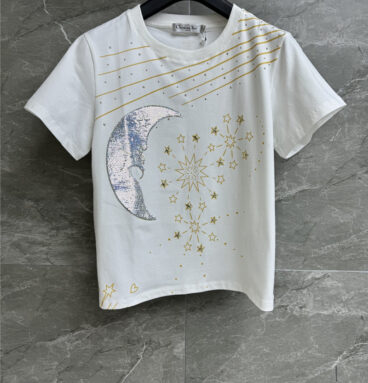 dior starry sky T-shirt