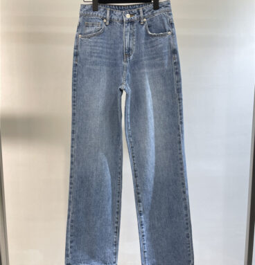 alexander wang early spring new denim trousers