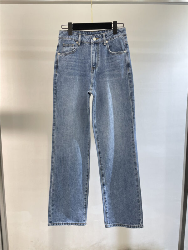 alexander wang early spring new denim trousers