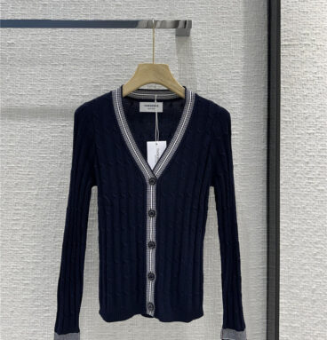 Thom browne 16-gauge knitted cardigan