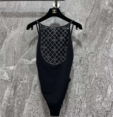 chanel hot diamond one-piece swimsuit