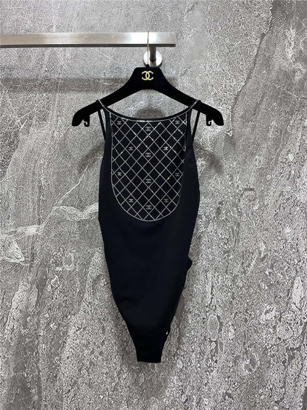 chanel hot diamond one-piece swimsuit