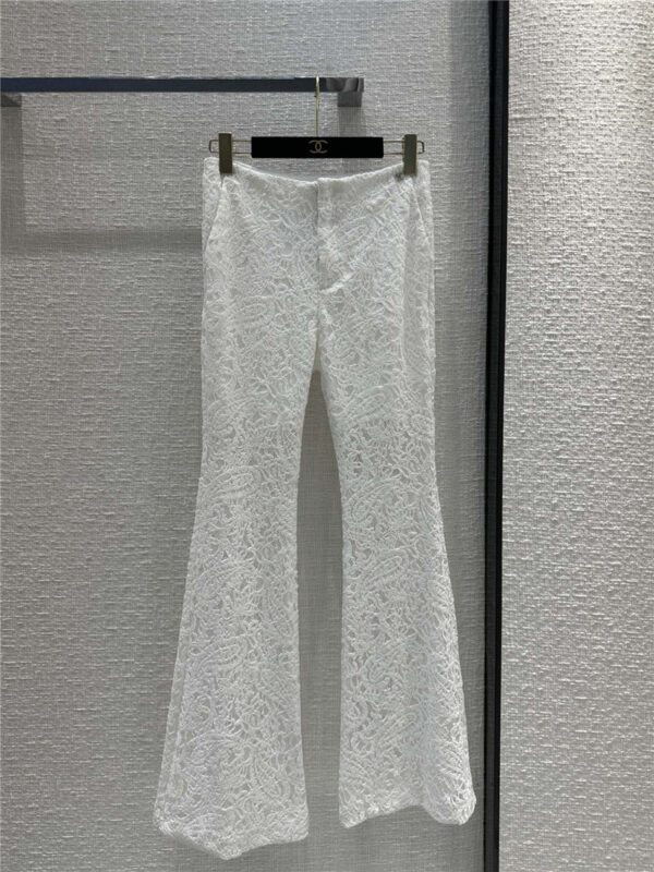 chanel water soluble lace bell bottoms
