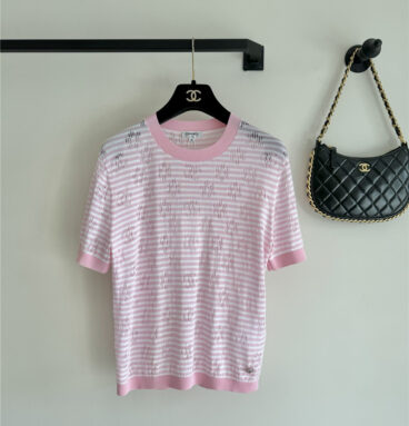 chanel pink top