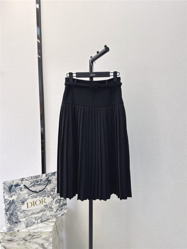 dior pleated skirt