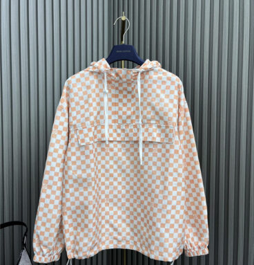 louis vuitton LV checkerboard hooded jacket suit