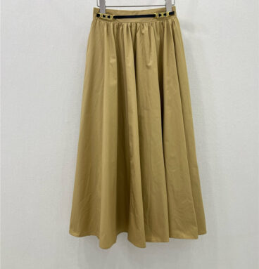 celine new summer style long waistband scalp skirt