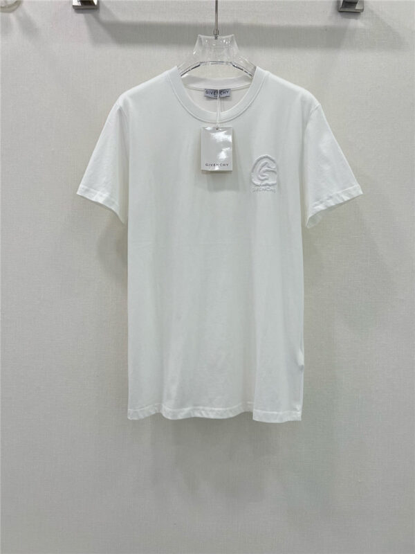 Givenchy new foam letter G short-sleeved T-shirt