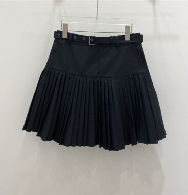 dior new wool pleated skirt