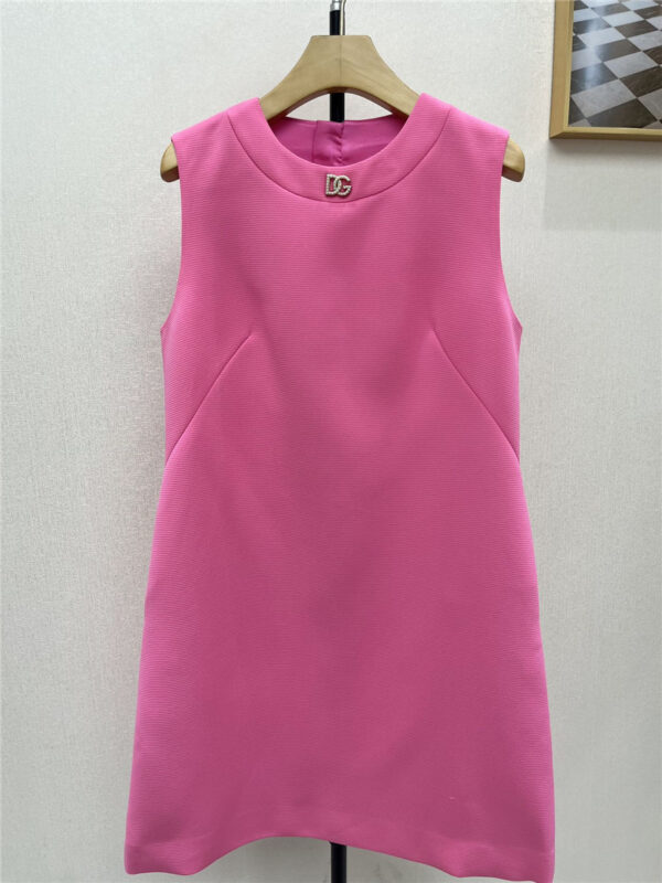 Dolce & Gabbana d&g hot pink dress